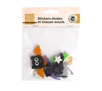 12 Stickers En Feutrine Halloween