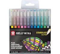 12 stylos - Encre gel - 12 couleurs - Sakura Gelly Roll - Set Stardust - Dessin G
