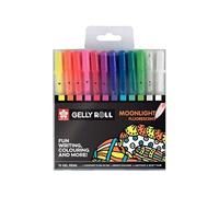 12 stylos - Encre gel - Gelly Roll - Moonlight Fluorescent - Dessin