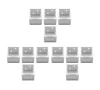 12 supports de store de 2,5 cm (1 pouce) avec boîtier profilé blanc, support de fixation pour rail supérieur de store.