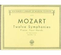 12 Symphonies - Book 2: Nos. 7-12: Schirmer Library Of Classics Volume 72 Piano Duet
