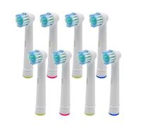 12 têtes de brosse de rechange compatibles avec les brosses à dents électriques Oral-B Advance Power, Pro Health, Triumph, 3D Excel et Vitality Precision Clean(8 Pcs)