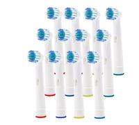 12 têtes de brosse de rechange compatibles avec les brosses à dents électriques Oral-B Advance Power, Pro Health, Triumph, 3D Excel et Vitality Precision Clean(12 Pcs)