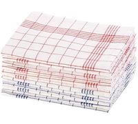 Torchons à vaisselle - ROSENSTEIN & SOHNE - Pack de 12 - 70 x 50 cm - OEKO-TEX® Standard 100 - Lin et coton