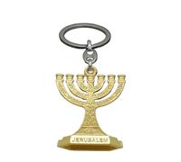 12 Tribus D'Israël Menorah Juif 7 Branche Branche Couchette Porte-clés Jérusalem Religieux pour Le À Main du À Église
