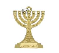 12 Tribus D'Israël Menorah Juif 7 Branche Branche Couchette Porte-clés Jérusalem Religieux pour Le À Main du À Église