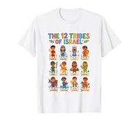 12 tribus d'Israël Patrimoine juif pour Enfants T-Shirt