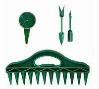 12 Trous Distributeur de Graines Semis, Distributeur de Semences à Creuser dans Le Sol, Planteuse Manuelle Precision, Fournitures de Jardin de Jardinière pour Ferme de Légumes de Jardin (A)