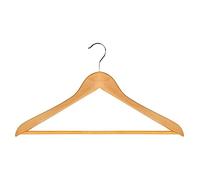 12 unité - Cintres Standard 44,5X1,2X23 Cm Naturel Bois