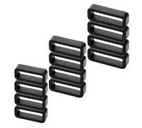 12 unités de tiges de bracelet de montre en silicone, boucles de fixation, garde de rechange pour bracelet de montre intelligent, pièces de rechange (1,4 cm, 1,6 cm, 1,8 cm)
