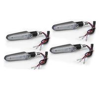 12 V 10 Mm Moto Clignotant Témoin Lumineux Feu Orange Arrière Rouge Feux Stop indicateurs moto feux aignal virage(4pcs)