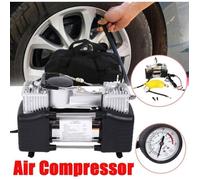 12 V 150PSI Gonfleur de pneu - Heavy Duty double cylindres Direct Drive Métal Pompe à Pression maximale, Compresseur d'air avec pi