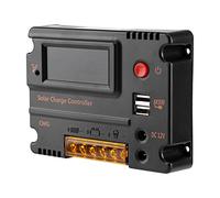 12 V / 24 V 10A Régulateur LCD Panneau Solaire Charge Intelligent Contrôleur Batterie Charge Régulateur Minuterie Double USB Port Ménage Système Solaire