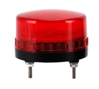 12 V 24 V 220 V LED clignotant lumière d'alarme rouge 12 V a un son