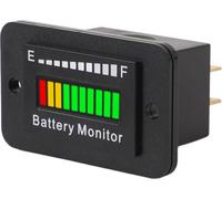 12 V 24 V 48 V 60 V 72V LED -Mesureur de batterie Jauge de carburant pour voiturettes de golf -Chariot élévateur -Tondeuse à gazon