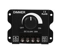 12 V/24 V DC 30A LED interrupteur variateur, lumière LED avec interrupteur à bouton variateur contrôleur opération manuelle pour bande lumineuse couleur unique
