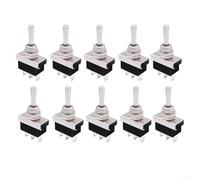 12 V 25 A On/Off/On pour interrupteur à bascule 3 positions d'inclinaison | Courant nominal 25 A, système 12 V DC, mode marche/arrêt, fonctionnement inclinable, embouts métalliques