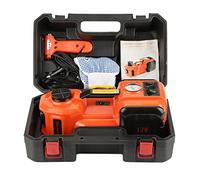 12 V 5 T Électrique Hydraulique Jack Auto Trois Fonctions Voiture Ascenseur Cric avec Gonfleur et Lampe de Poche Portable Outil De Réparation De Voiture Kit