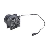 12 V - 8 cm - Débit d'air élevé - Pour boîtier d'imprimante - Ventilation et soudure efficaces - Projet d'extraction - Plastique ABS amovible - Avec roulement à billes