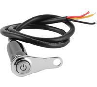12 V en acier inoxydable -Moto -LED -LED -Bouton dede support de modification avec 1pc -Bouton