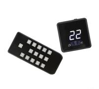 12 V pour commande de ventilateur pwm avec télécommande et affichage numérique pour ventilateurs de boîtier PC 4 broches, prend en charge le bloc d'alimentation PD QC 60 W de type C, réglage de la