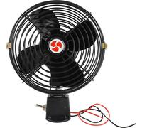 12 -V -RV -Ventilateur de refroidissement avec 2 interrupteurs de vitesse Voiture métallique de style haute performance pour camion -Boatbus 6in