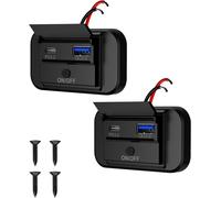12 V Usb Car Charger Socket, Pd Type C And 36 W Qc3.0 Usb With Waterproof Switch For 12 V Cars Boats,Usb Charger For Car,Rv,Boat,Atv,Motorcycle,Truck,Golf Cart