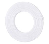12 Verges 12mm Baleine Couture, Polyester Basse Densité Baleines Cousables pour Corsets Robe Mariée Mariage & Robes Soirée Chapeaux Sacs Main DIY Artisanat (Blanc)