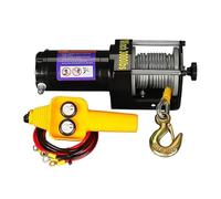 12 Volt Winch, Electric 3000lb/1361kg, With Handheld Controller And Tensile Force 8 M Rope Length, Anti Twist Steel Cable, Ideal For Light Off Road Vehicle Self-Rescue