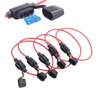 12 vOnline Fuse Box | 5pcc à fusible étanche boîte à fusibles, mini interrupteur à fusible 12v32vbloc pour véhicule ATV