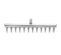 12 - Way Aquarium Gas Distribution Control Valve | Stainless Steel Water Tank Regulator | 4mm / 0.16in Tube Connector for Multiple Gas Pumps/Bubblers / CO2 Systems | Strong 23cm