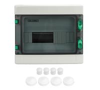 12 Way Electrical Distribution Box | IP65 Weatherproof Outdoor Electrical Enclosure | PV Combiner Box for Solar Panels/Car Charging Piles | ABS Material 298x258x127mm