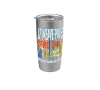 12 Weave Poles Zero Chill Conducteur Agility Chien Gobelet isotherme en acier inoxydable double paroi