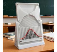 12 x 18 cm Modèle d'expérimentation Galton Board de bureau avec courbe de cloche, démonstration efficace de la loi statistique, améliore l'apprentissage, pour l'enseignement en laboratoire de physique
