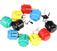 12 X 24 Mm Oem Arcade Button Switch Perfect Sostituisci Pour Obsf-24 Push Button Diy Fighting Stick Pc Joystick Games Parts (Chaque Couleur De 2 Pièces)