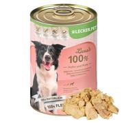 12 x 400 g de nourriture humide pour chiens Lecker.Pet® Luna's 100 % poulet et dinde