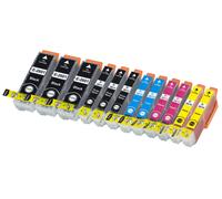 12 x Cartouche d'encre avec puce compatible Epson 26, 26XL, C13T26164010, C13T26364010 pour imprimantes Expression Premium XP-600, Expression Premium XP-610, Expression Premium XP-510, Expression