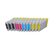 12 x Cartouche d'encre compatible Brother LC1000, LC970 pour imprimantes DCP-350C, DCP-330C, DCP-135C, DCP-150C, DCP-153C, DCP-353C, DCP-357C, DCP-540CN, DCP-560CN, DCP-750CW, DCP-770CW, FAX-1355,