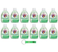 12 x Chanteclair les concentrés parfument linge de mousse blanche, parfum intense et persistant sur les vêtements, 220 ml + porte-clés biens culinaires offerts
