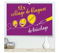 12 x collage de blagues - calendrier de bricolage (Calendrier mural 2026 DIN A2 vertical) calendrier de bureau: Un calendrier de bricolage qui fait rire.