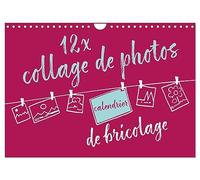 12 x collage de photos - calendrier de bricolage (Calendrier mural 2026 DIN A4 horizontal), CALVENDO calendrier mensuel