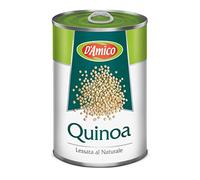 12 x D'Amico Quinoa Lessata al Naturale Quinoa Cuit dans la nature seulement 3 ingrédients Eau, Quinoa, Sel 400 g
