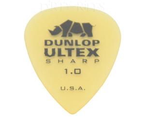 12 x Dunlop Ultex Sharp plectres de guitare - 1,00 mm dans une boîte métallique