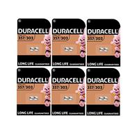 12 x Duracell 357/303 SR44 avec oxyde d'argent (6 ampoules de 2 batteries) 12 piles