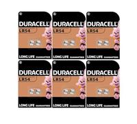 12 x Duracell LR54 (6 ampoules de 2 batteries) 12 piles (LR1130/V10GA/189/191)