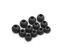 12 x Écouteurs en Silicone Embouts d'oreilles pour BEATs Studio Buds, Fit Pro Casque Écouteurs en Noir G
