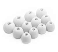 Okuli 12 x Écouteurs en Silicone Embouts d'oreilles pour Sennheiser CX 3.00, 5.00, 6.00, 7.00 Casque Écouteurs en Blanc