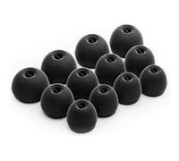 Okuli 12 x Écouteurs en Silicone Embouts d'oreilles pour Sennheiser CX 3.00, 5.00, 6.00, 7.00 Casque Écouteurs en Noir