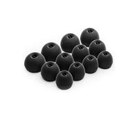 Okuli 12 x Écouteurs en Silicone Embouts d'oreilles pour Sennheiser CX 3.00, 5.00, 6.00, 7.00 Casque Écouteurs en Noir