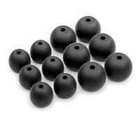 Okuli 12 x Écouteurs en Silicone Embouts d'oreilles pour Shure SE215 Casque Écouteurs en Noir